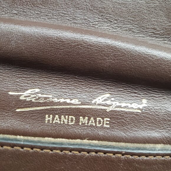 Vintage Etienne Aigner Brown Leather Handbag Purse - Picture 3 of 13